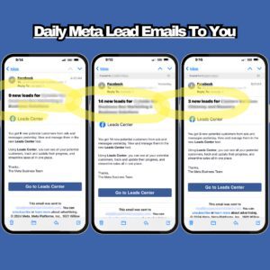 Daily Lead Count Emails from Meta Daily Lead Count Emails from Meta